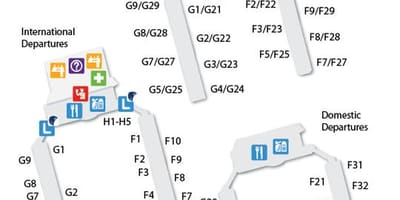 แผนที่ของไคโรสนามบินเทอร์มินัล