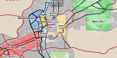 แผนที่ของ dokki ไคโร