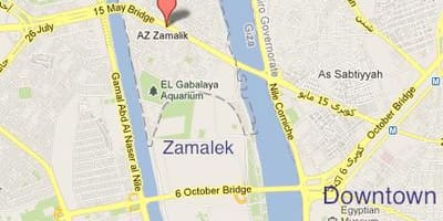 Zamalek ไคโรแผนที่